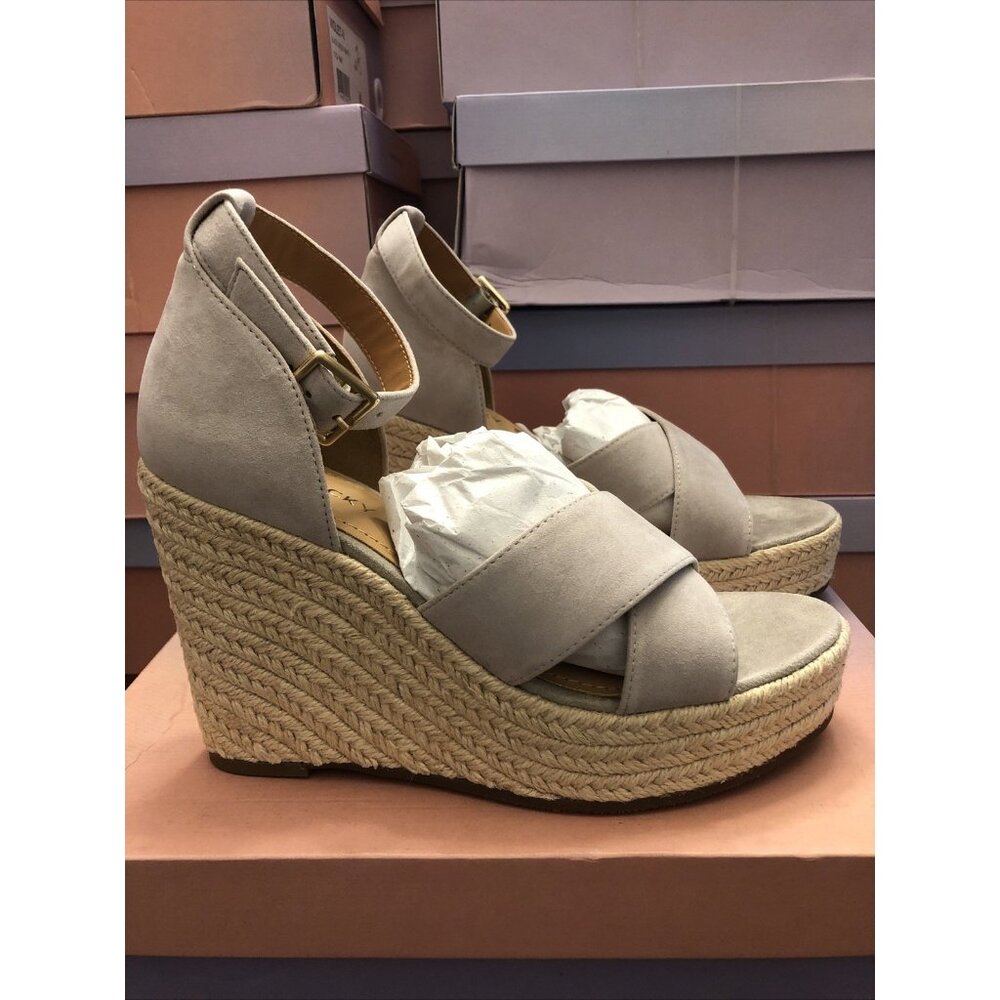 Lisa Vicky GEMI-V In Grey Kid Suede Size 7.5